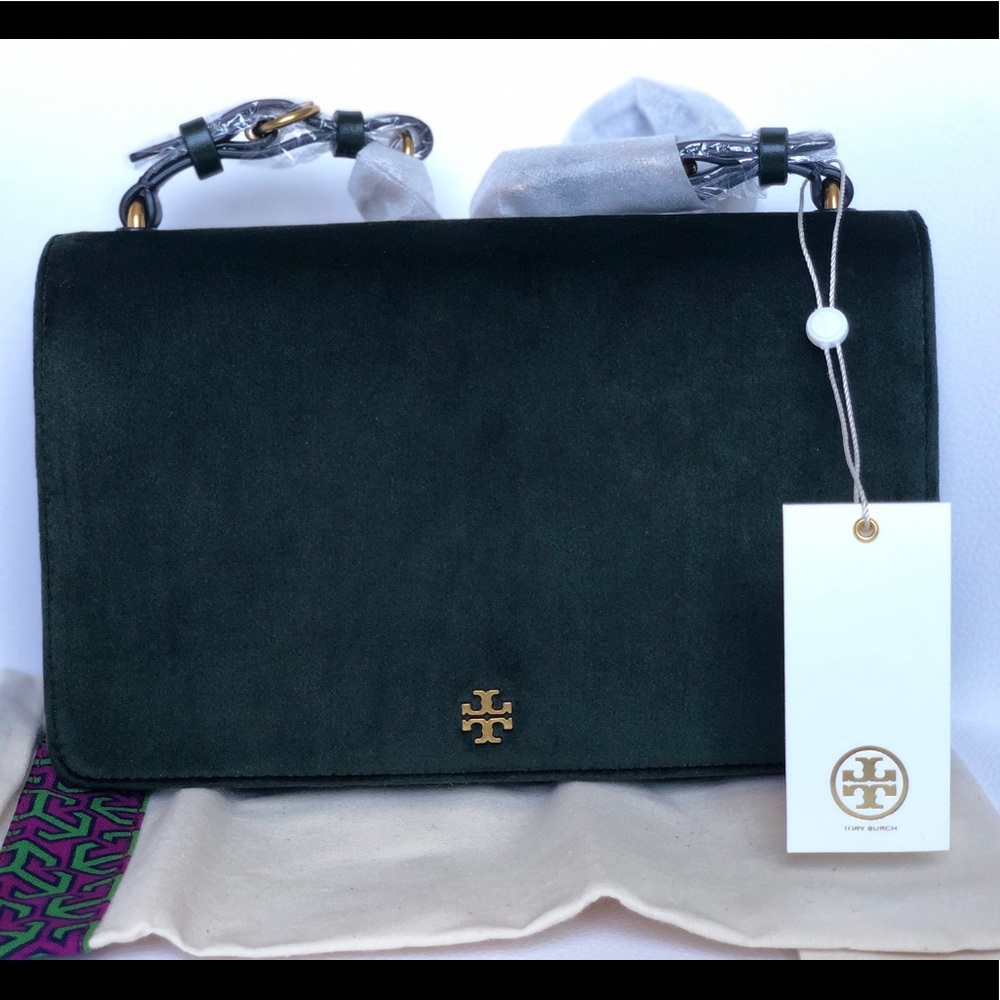 Tory Burch - Sadie Velvet Shoulder Bag